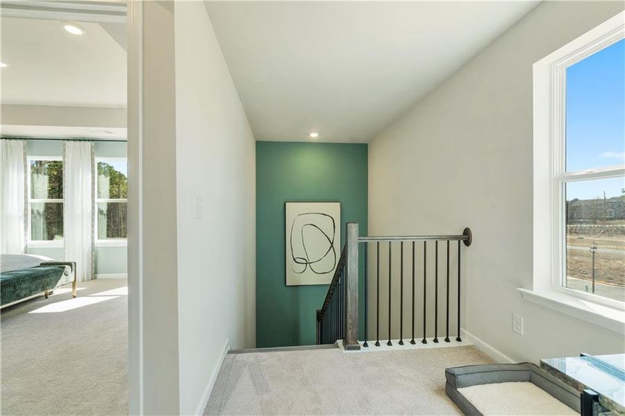 Furnished interior view inside a new home in Rosewood Farm, Lawrenceville (Image 12).