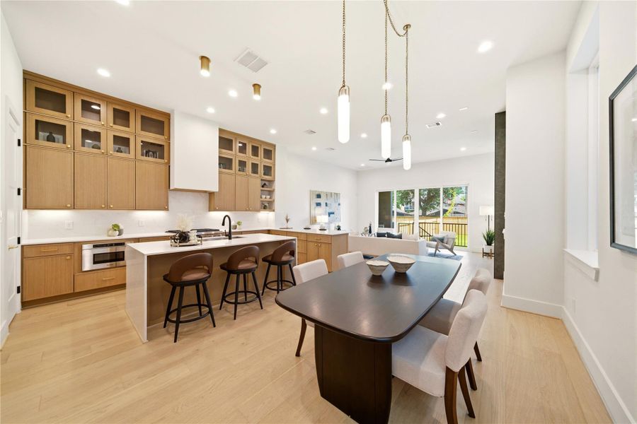 Furnished interior view inside a new home in , Houston (Image 35).