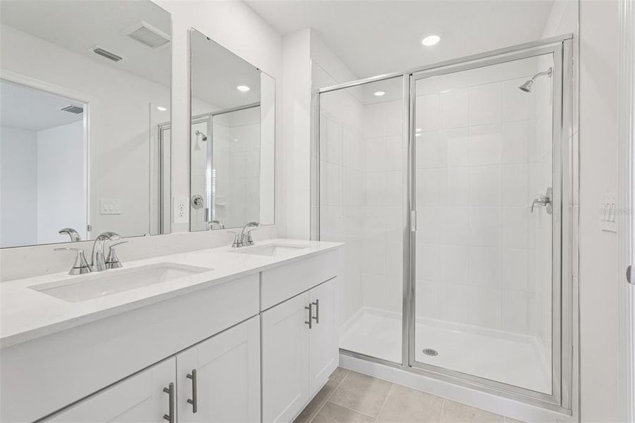 Furnished interior view inside a new home in Cagan Crossings West, Clermont (Image 15).
