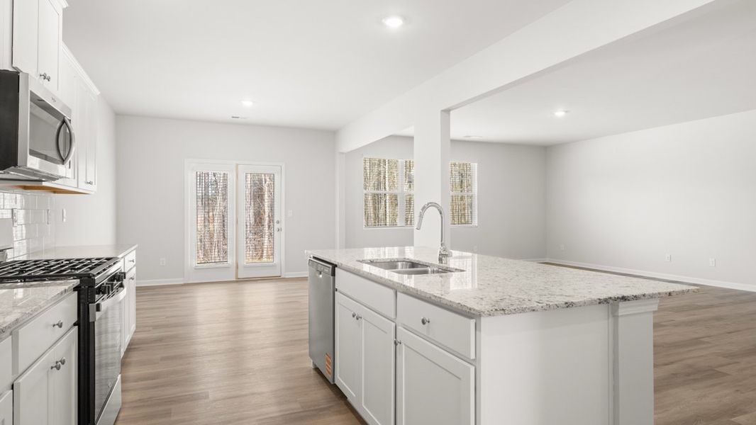 Furnished interior view inside a new home in South Wind, Union City (Image 7).