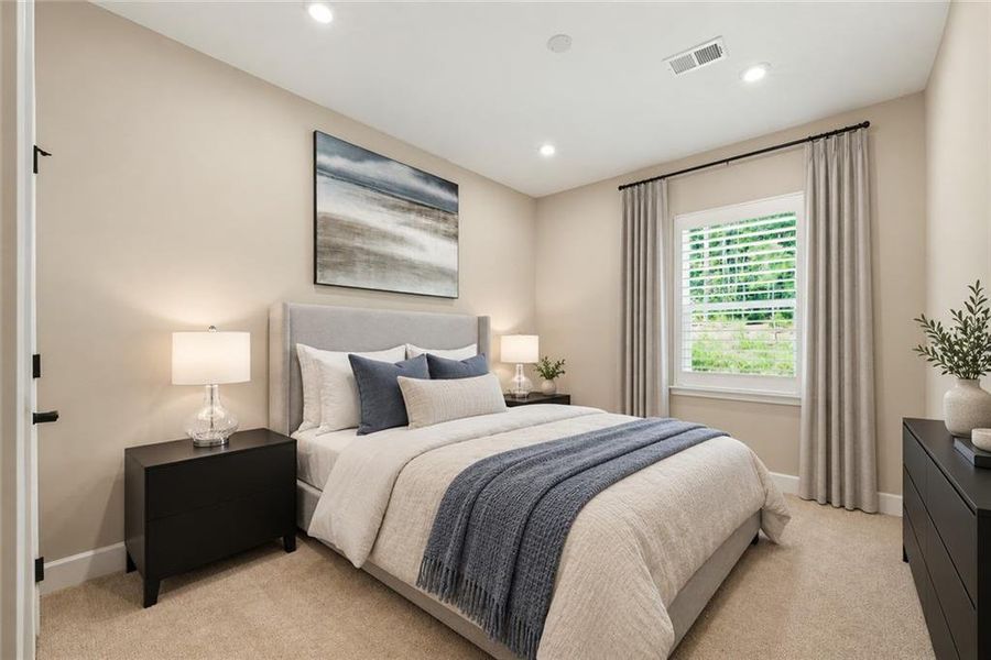 Furnished interior view inside a new home in , Atlanta (Image 29).