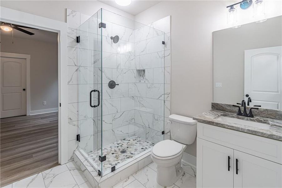 Furnished interior view inside a new home in , Braselton (Image 13).