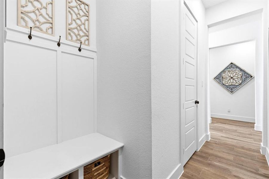 Mud Area off 3 Car Garage