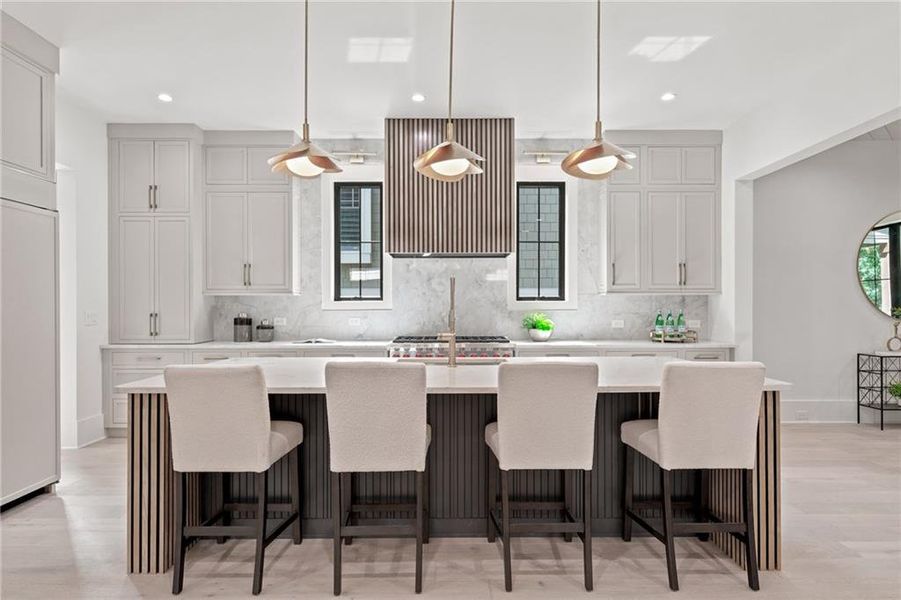 Furnished interior view inside a new home in , Atlanta (Image 47).