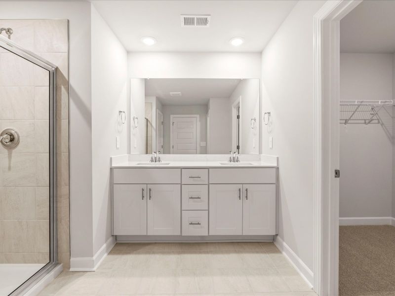 Furnished interior view inside a new home in Cedar Shoals – Heritage Collection, Piedmont (Image 9).
