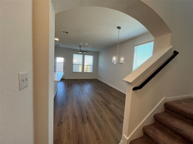 For demonstration purposes only. This will be the same interior layout. Colors can vary.