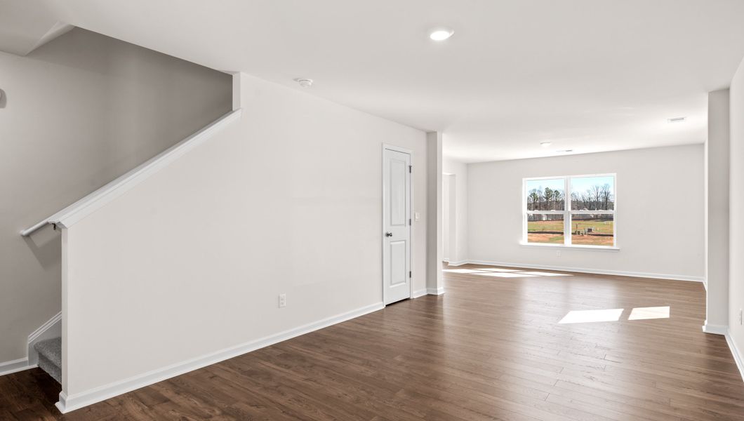Representative unfurnished interior of a home built from the Shane by D.R. Horton in Lightwood Cottages, Moore (Image 17).