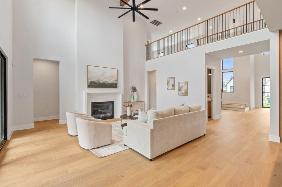Furnished interior view inside a new home in , Houston (Image 9).