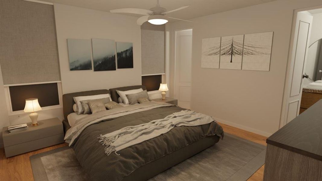 Furnished interior view inside a new home in , Palm Bay (Image 14). Furnished interior view inside a new home in , Palm Bay (Image 14).