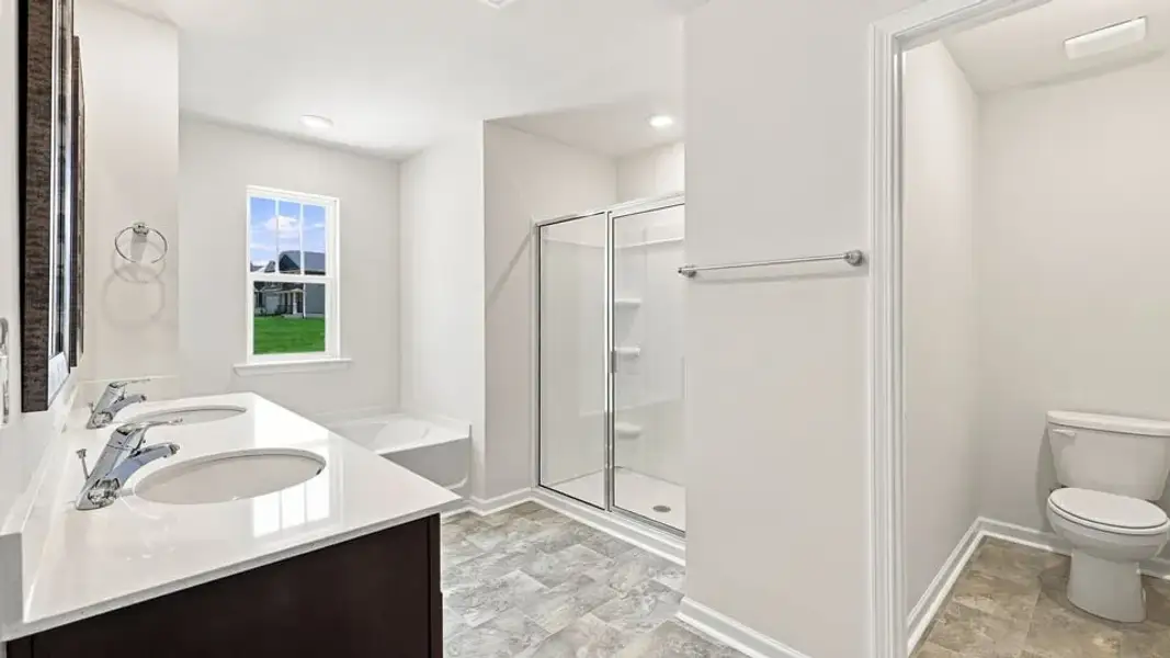Furnished interior view inside a new home in Rocky River Ridge, Anderson (Image 14).