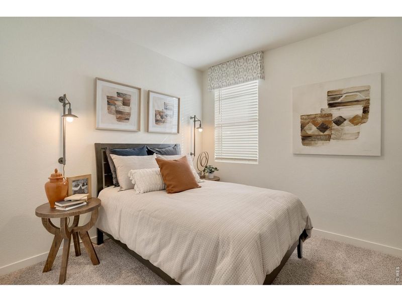 Furnished interior view inside a new home in Fossil Creek Ranch, Windsor (Image 11).