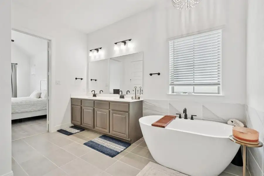 Furnished interior view inside a new home in , Fort Worth (Image 13).