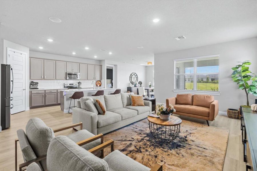 Furnished interior view inside a new home in Azalea, Port St. Lucie (Image 23).