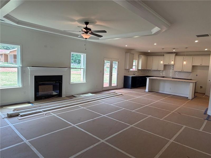 In-progress construction of a new home in , Covington, GA (Image 37).