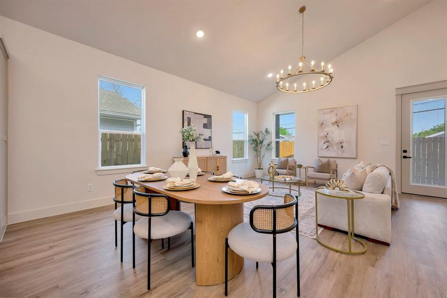 Furnished interior view inside a new home in , Fort Worth (Image 25).