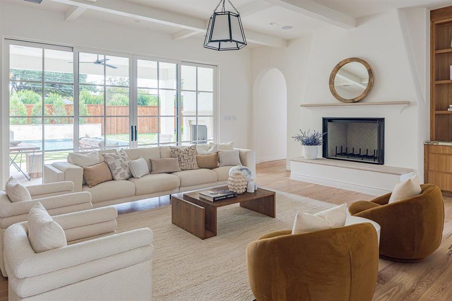 Furnished interior view inside a new home in , Dallas (Image 15).