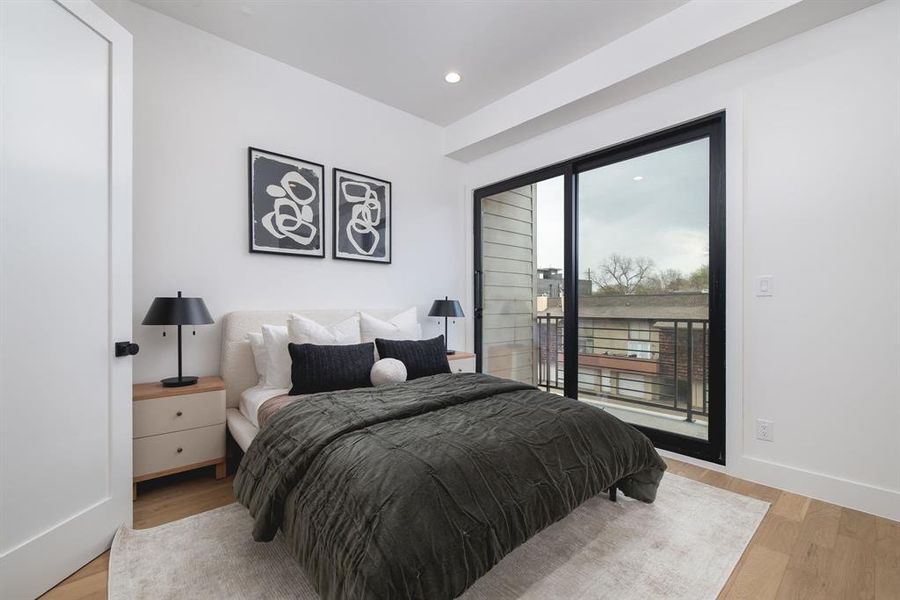 Furnished interior view inside a new home in , Dallas (Image 9).