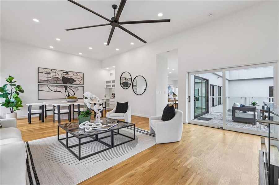 Furnished interior view inside a new home in , Atlanta (Image 15).
