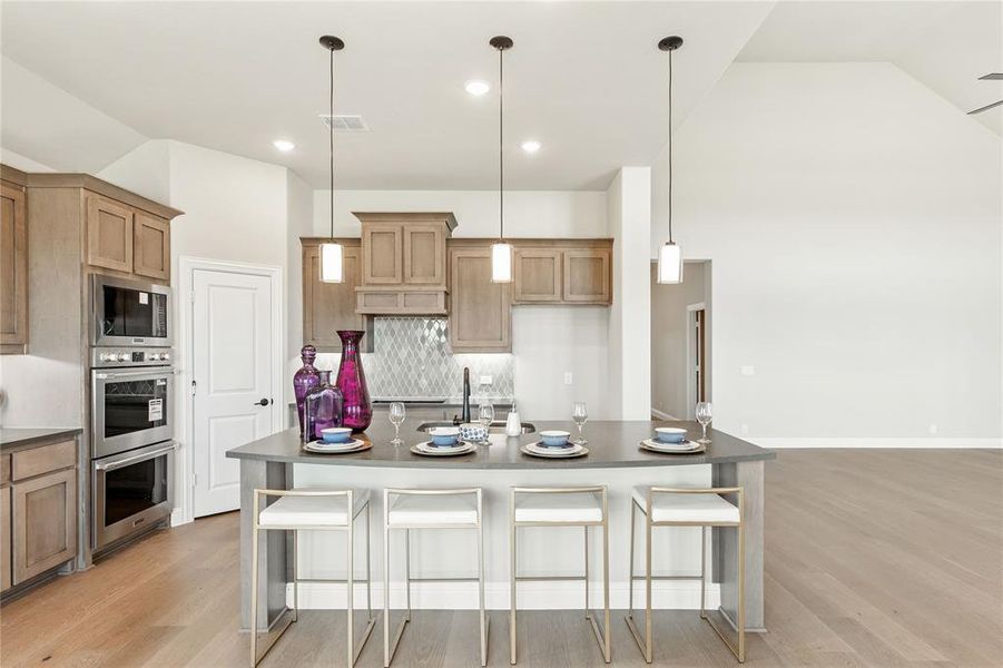 Furnished interior view inside a new home in Crystal Lake Estates, Red Oak (Image 8).