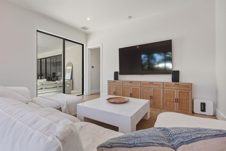 Rec/Play room access to covered loggia