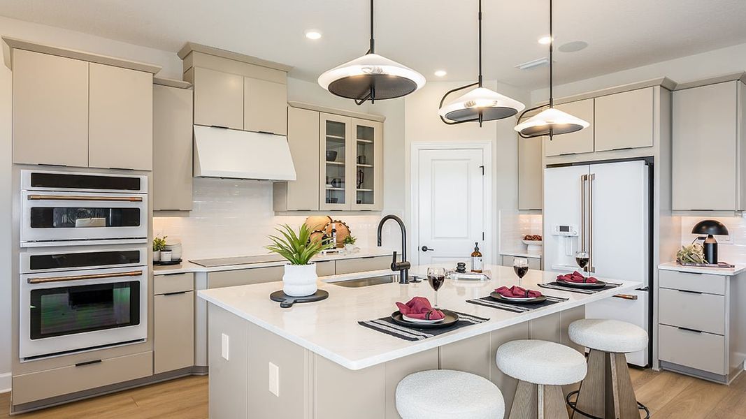 Representative furnished interior of a home built from the Monte by Taylor Morrison in Center Lake Ranch Community Group Page, St. Cloud (Image 4).