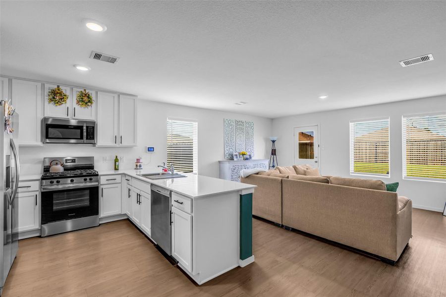 Furnished interior view inside a new home in Tavola, New Caney (Image 5).