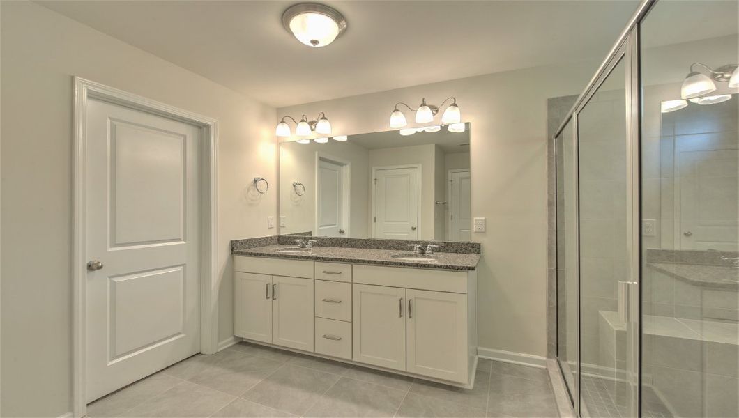 Furnished interior view inside a new home in Reserve at Tap Root Farms, Fletcher (Image 11). Furnished interior view inside a new home in Reserve at Tap Root Farms, Fletcher (Image 11).