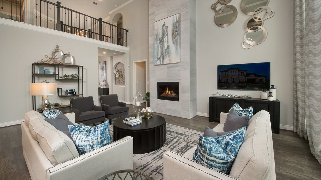 Representative furnished interior of a home built from the 4931S by Perry Homes in Santa Rita Ranch Tierra Rosa, Liberty Hill (Image 13).