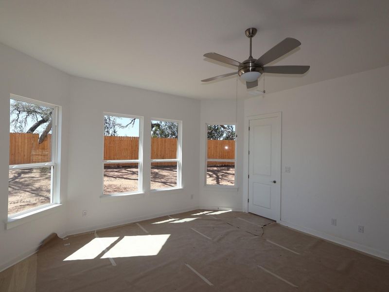 Spacious, unfurnished interior of a new home in Heritage, Dripping Springs (Image 6). Spacious, unfurnished interior of a new home in Heritage, Dripping Springs (Image 6).