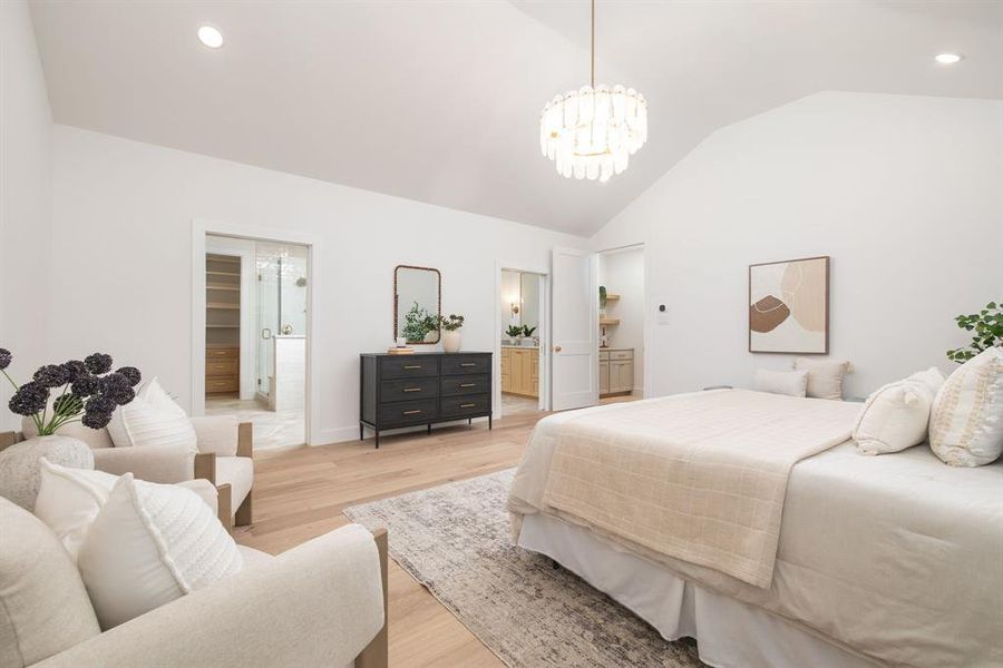 Furnished interior view inside a new home in Dove Station, Grapevine (Image 24).