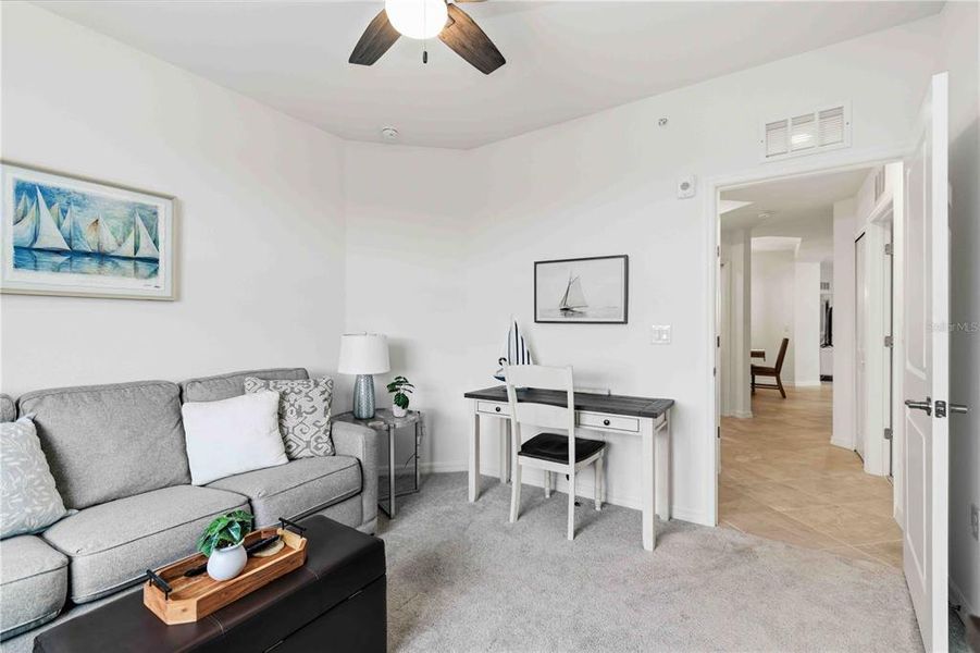 Furnished interior view inside a new home in Wellen Park Golf & Country Club, Venice (Image 32).