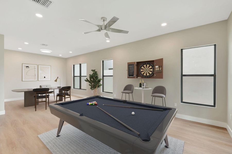 Furnished interior view inside a new home in , Boca Raton (Image 8).