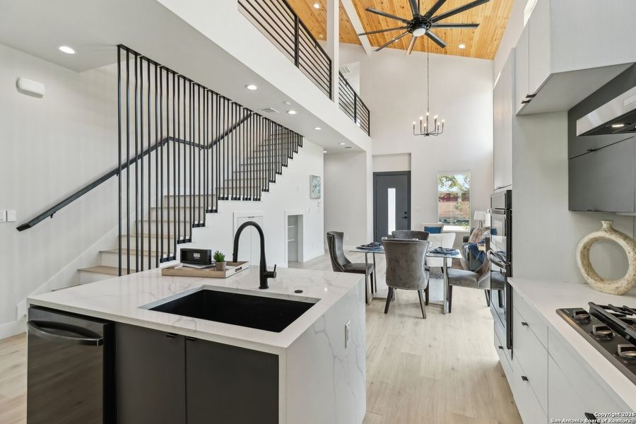 Furnished interior view inside a new home in , San Antonio (Image 3).