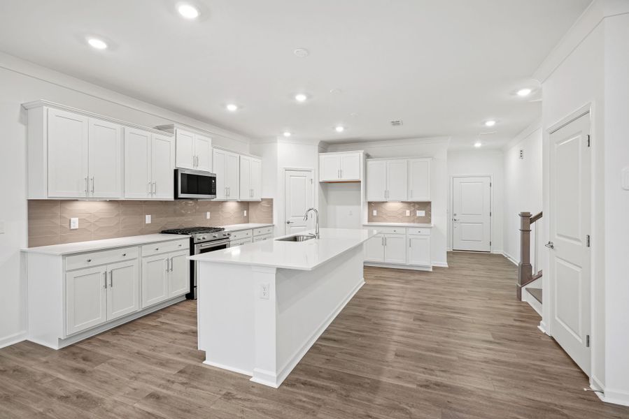 Furnished interior view inside a new home in Bryton, Huntersville (Image 10).