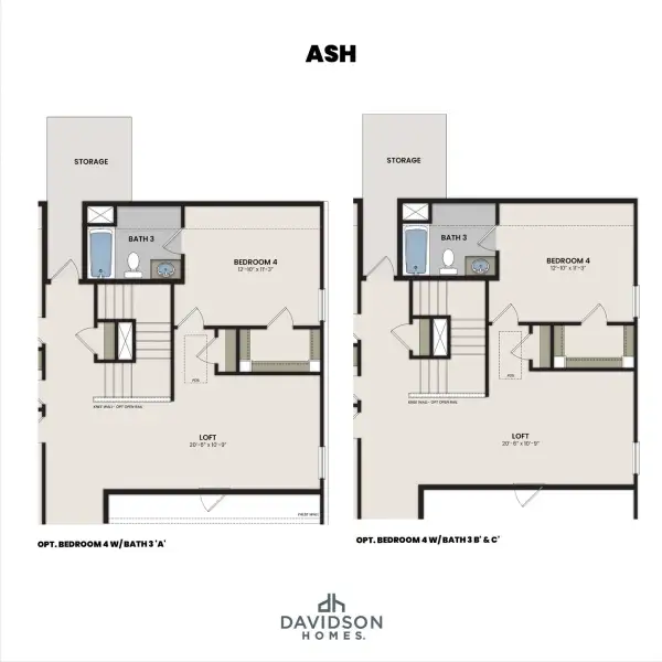 2D floor plan layout of this home in Bradshaw Farms, Mount Juliet, TN (Image 4).