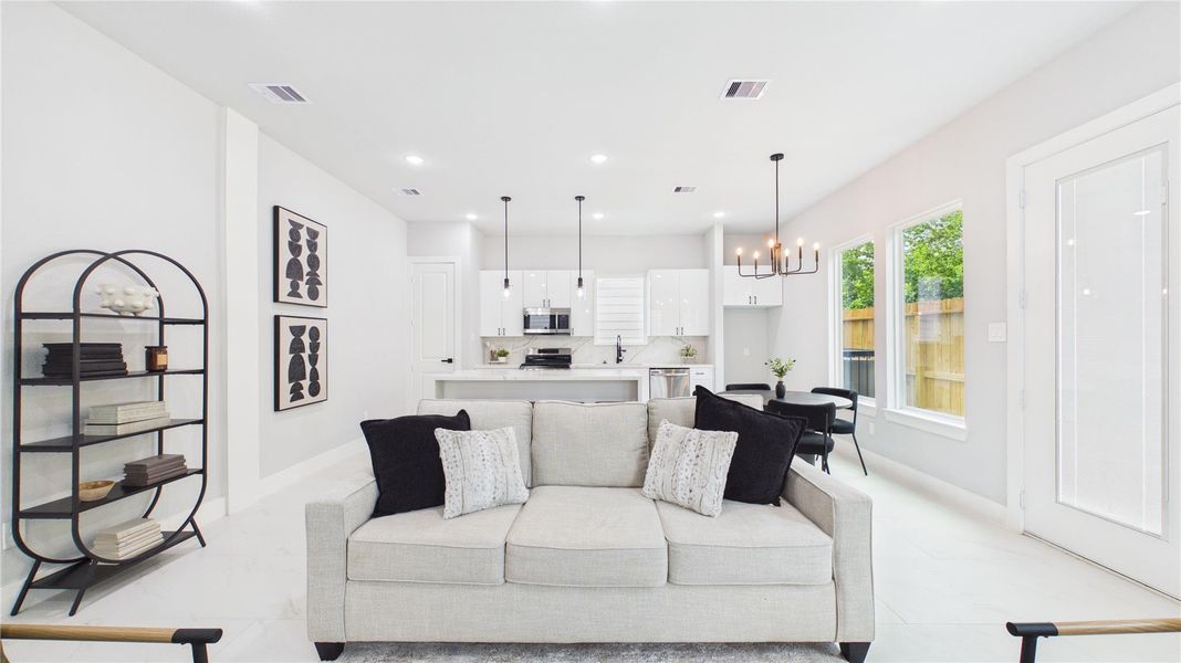 Stylish finishes throughout home