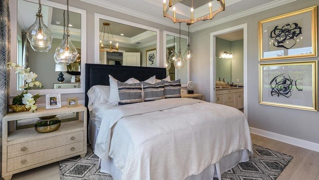 Furnished interior view inside a new home in Esplanade at Azario Lakewood Ranch, Bradenton (Image 15).