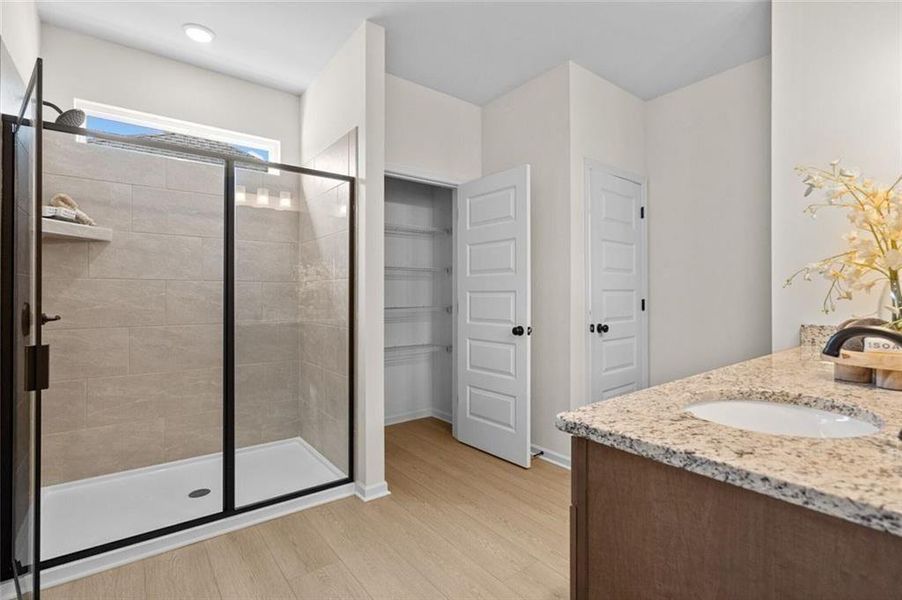 Furnished interior view inside a new home in The Stiles, Cartersville (Image 26).