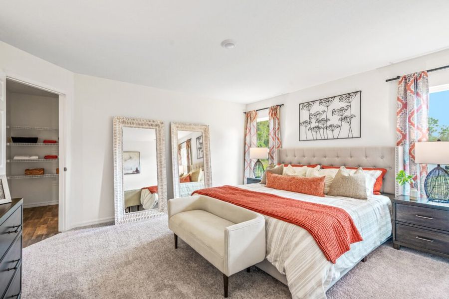 Representative furnished interior of a home built from the Majestic by Holiday Builders in Port St Lucie, Port St. Lucie (Image 13).