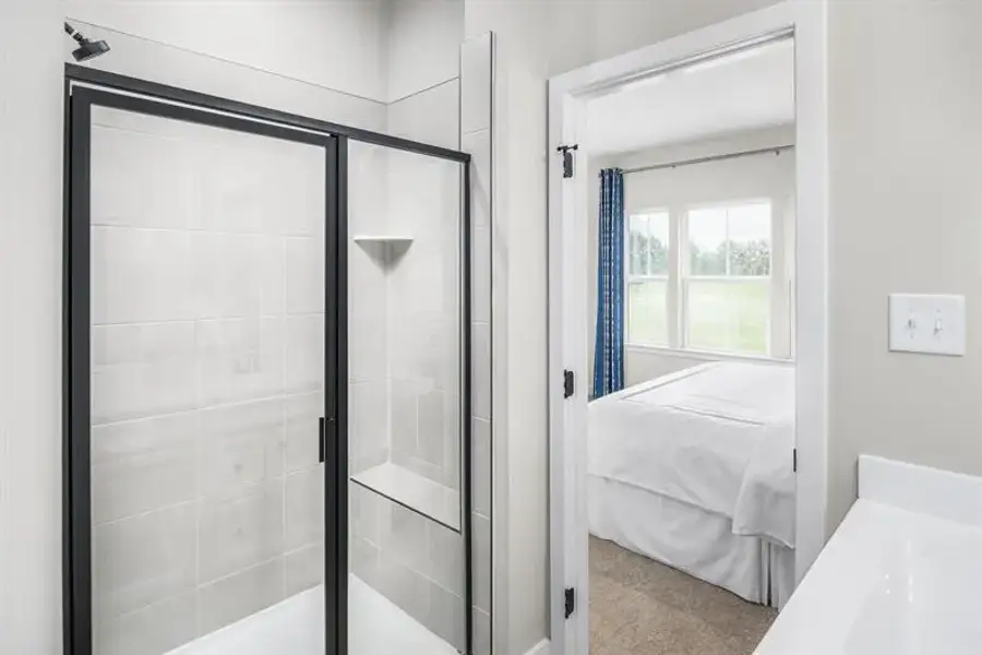 Representative furnished interior of a home built from the Clarendon 3 Story by Ryan Homes in Quinley, Charlotte (Image 10).