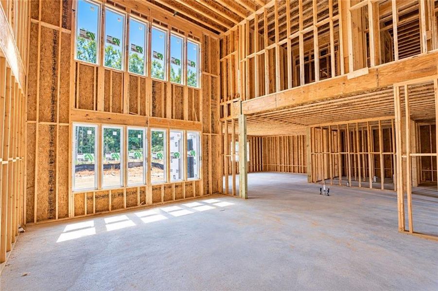 In-progress construction of a new home in , Fairburn, GA (Image 9).