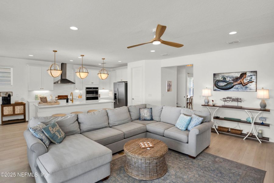 Furnished interior view inside a new home in Seaside Vista, St. Augustine (Image 8). Furnished interior view inside a new home in Seaside Vista, St. Augustine (Image 8).