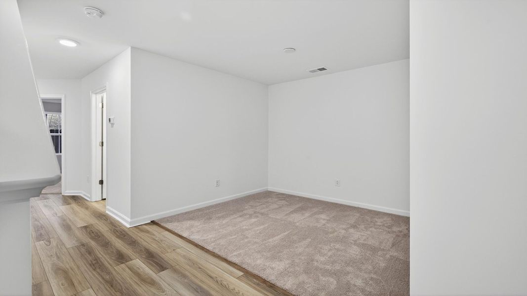 Spacious, unfurnished interior of a new home in Clear Springs Townhomes, North Charleston (Image 17). Spacious, unfurnished interior of a new home in Clear Springs Townhomes, North Charleston (Image 17).