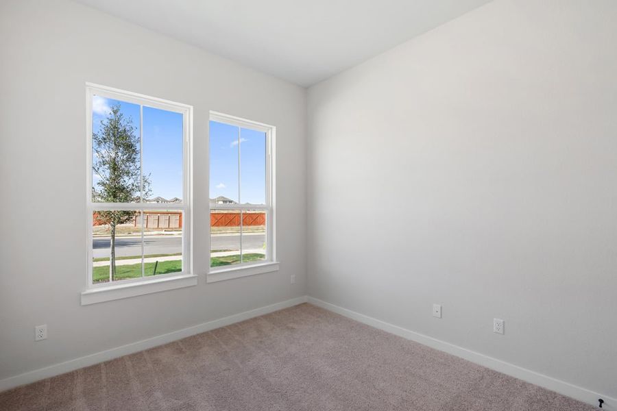 Spacious, unfurnished interior of a new home in Arbor Collection at Lariat, Liberty Hill (Image 34). Spacious, unfurnished interior of a new home in Arbor Collection at Lariat, Liberty Hill (Image 34).