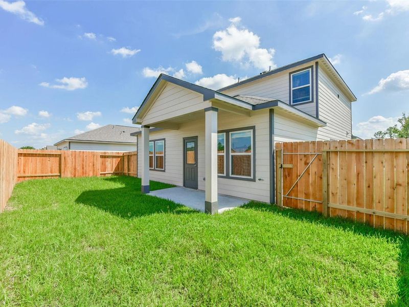 Exterior details and patio area of a home in The Villages at WestPointe, Dayton (Image 4).