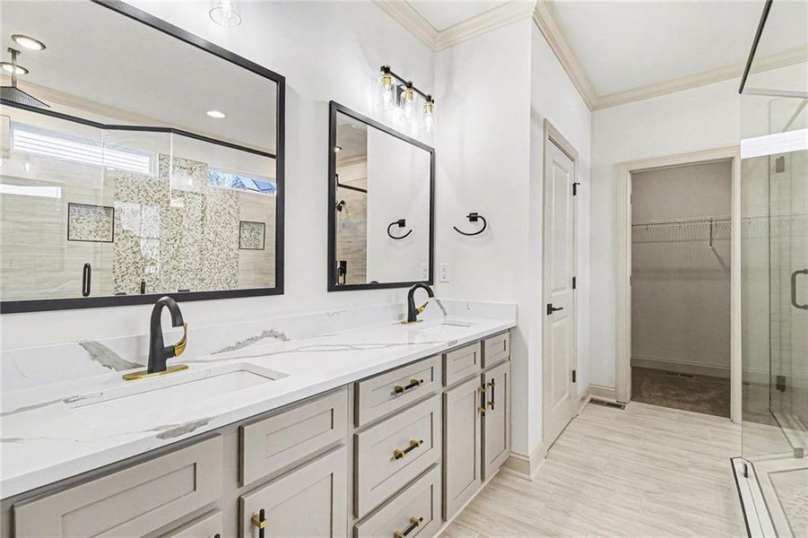 Furnished interior view inside a new home in , Dawsonville (Image 8).