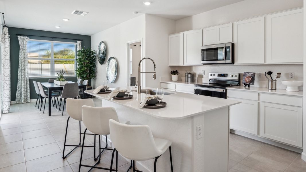 Furnished interior view inside a new home in Desert Moon Estates, Buckeye (Image 4).