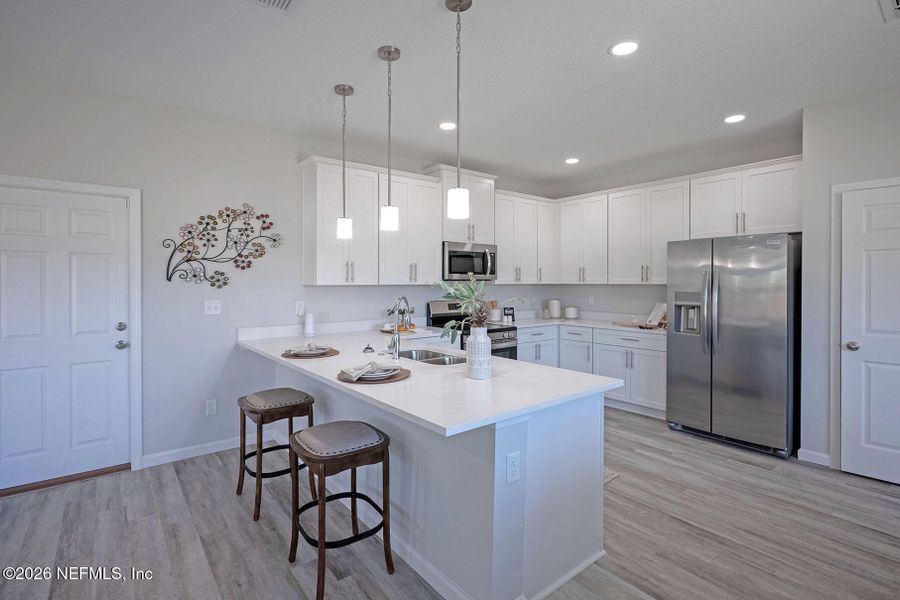 Furnished interior view inside a new home in , Jacksonville (Image 9).