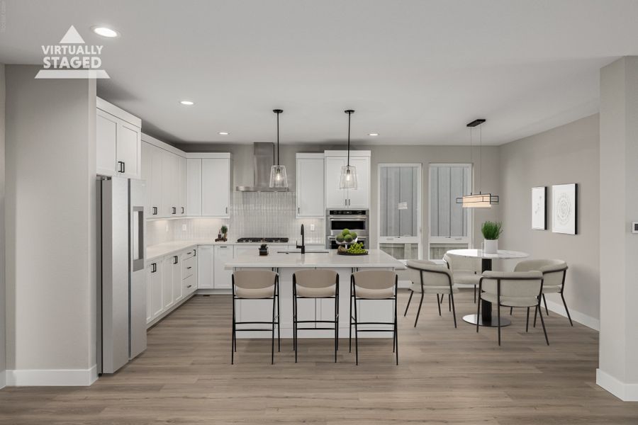 Furnished interior view inside a new home in West Grange, Longmont (Image 9).