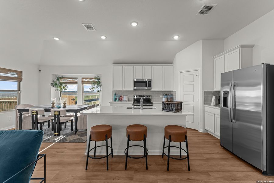 Furnished interior view inside a new home in Greenspoint Heights, Seguin (Image 15).